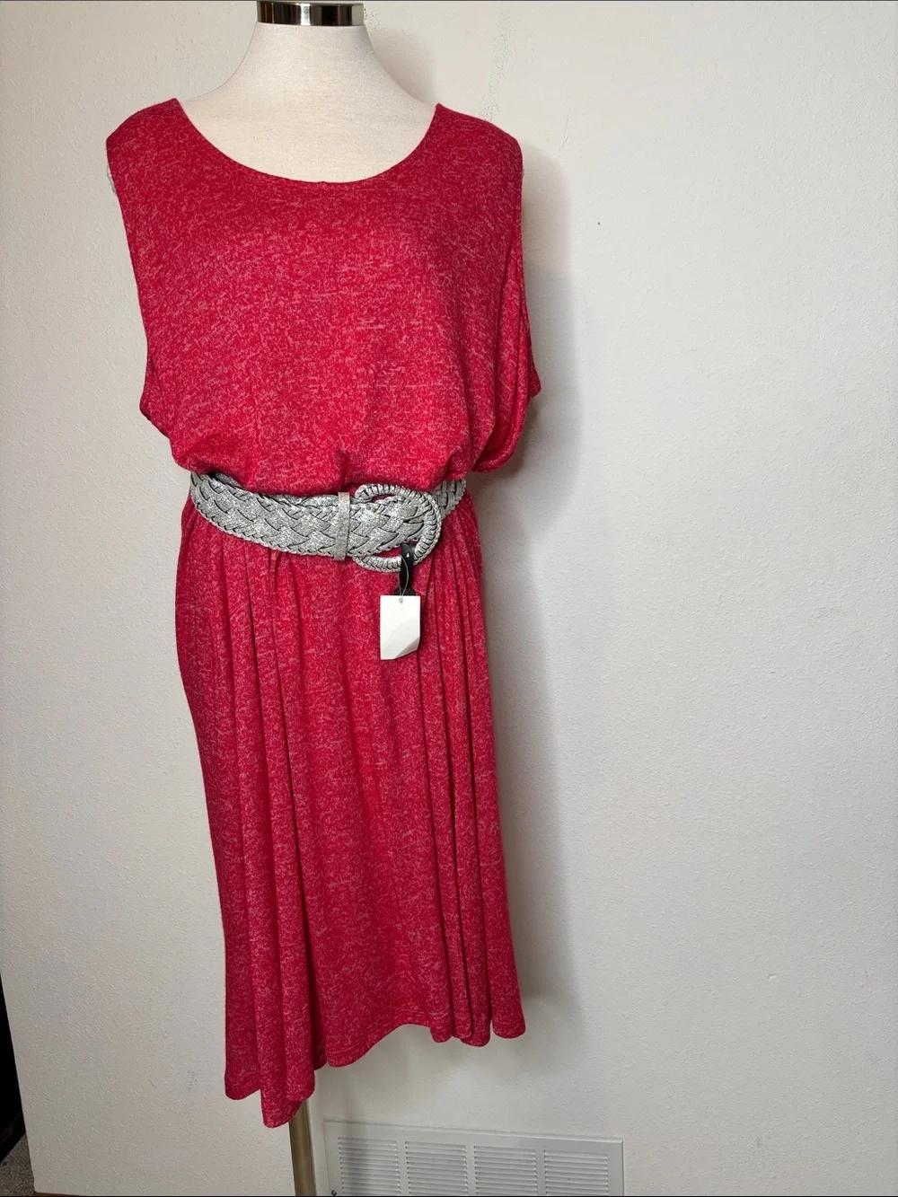 Lane Bryant Red Sleeveless Midi Dress - Picture 11 of 11